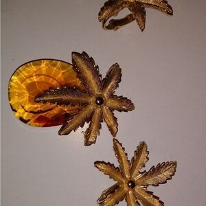 Matching Sarah Coventry brooch and earrings